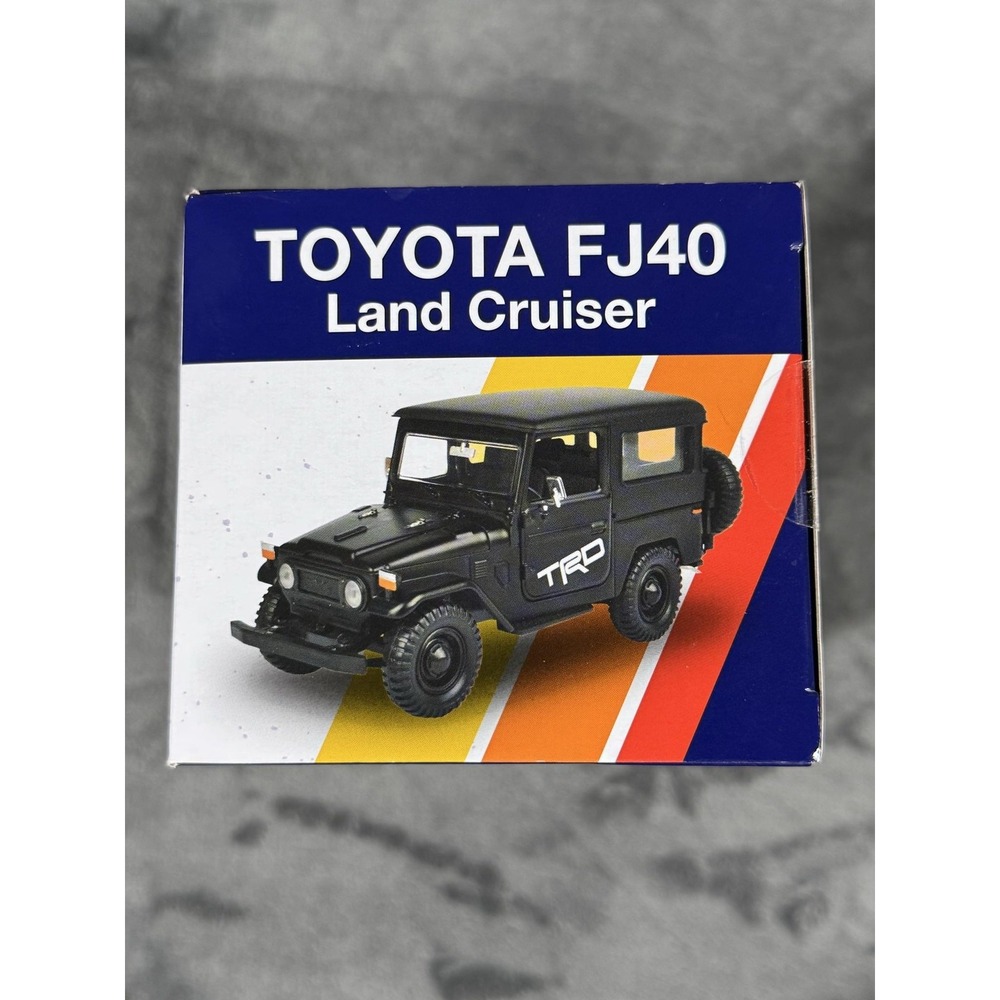 Motormax Toyota FJ40 Land Cruiser Black Diecast Toy Truck 1:24 Series New In Box